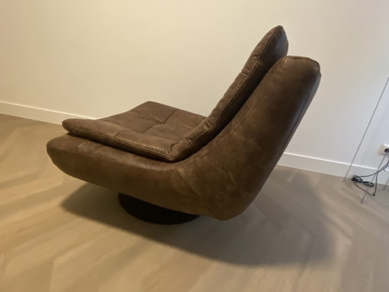 Image 1 of Swivel armchair Cooper Captains Chair leather Africa Tabac