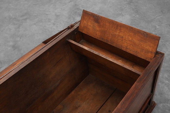 Image 1 of Large 18th Century Provincial oak Chest, France