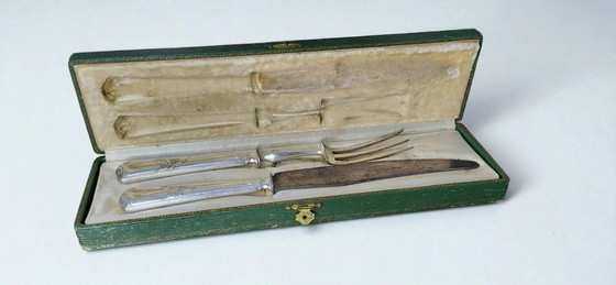 Leg of Lamb Cutlery Service, Silver, Minerva Hallmark – Cutlery Sets, Art Nouveau (photo 6 of 9)
