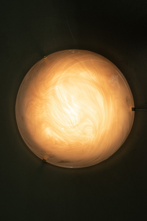 Image 1 of Große Glas-Deckenleuchte