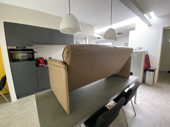 Image 1 of Leolux leather sofa 180 cm