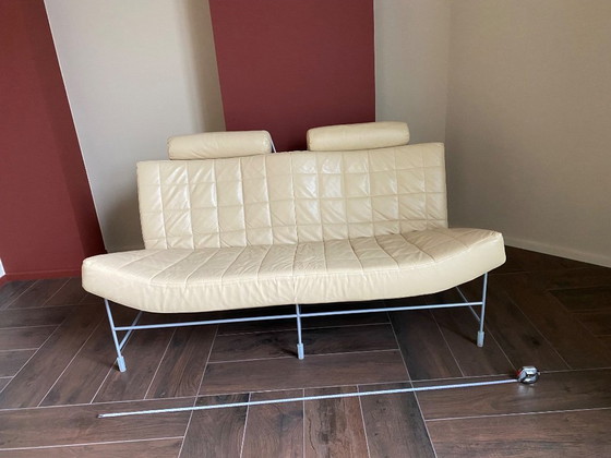 Image 1 of Canapé 2 places LEOLUX VOLARE avec repose-pieds