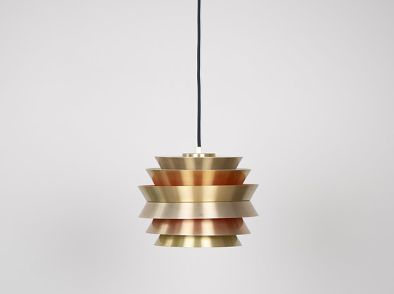 Image 1 of Pair of 2 Swedish Vintage Pendant Lamps Trava by Carl Thore, Granhaga, 1960s