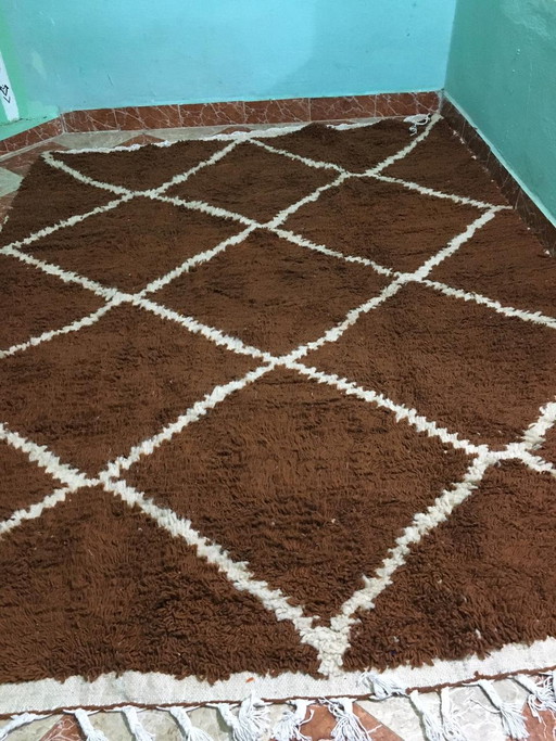 Tapis En Laine Naturel L300xH200cm Fait Main – vloerkleden en tapijten, Wool (photo 2 of 6)