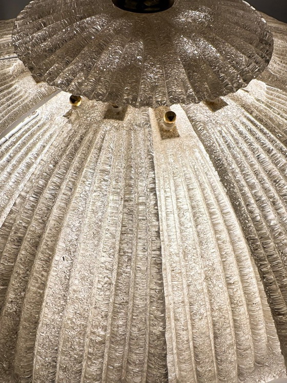 Plafoniera vintage Barovier e Toso, Barovier & Toso, Plafoniere, Ottone, Dorato (foto 12 di 15)