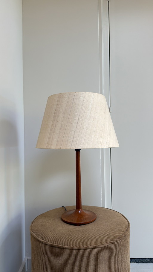 Lampe de table Domus vintage en bois de teck