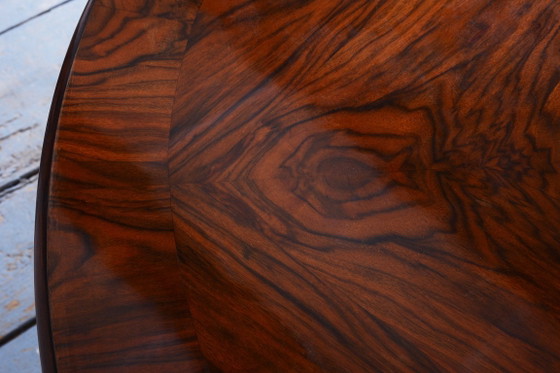 Restored Art Deco Dinig Set, Caucasian Walnut, Thuja, Polished, England, 1920s – Dining set, Textile, Wood (photo 18 of 19)