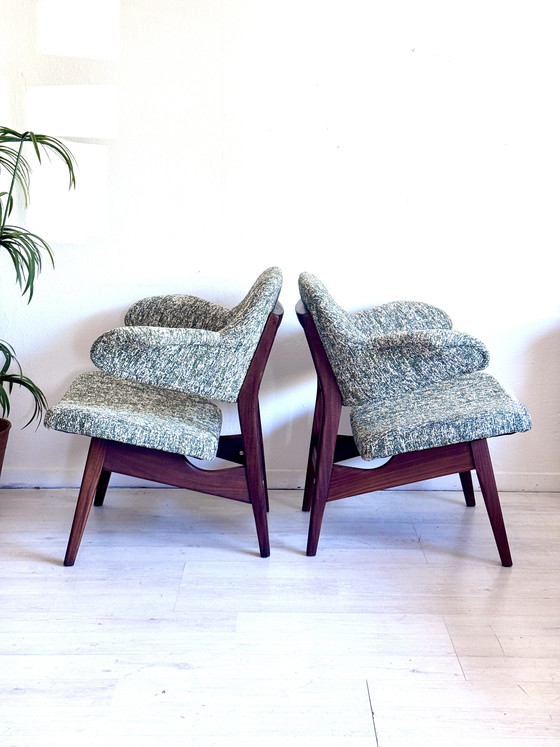 Image 1 of Poltrone vintage Louis van Teeffelen, anni '60