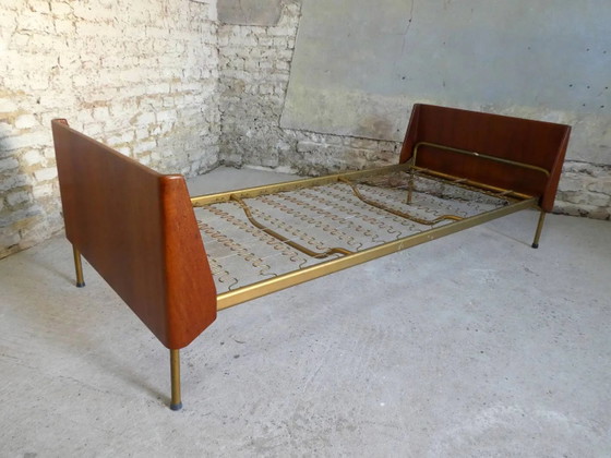 Daybed en teck, Danemark, 1960 – Matelas et sommiers, Scandinavian (photo 10 of 11)