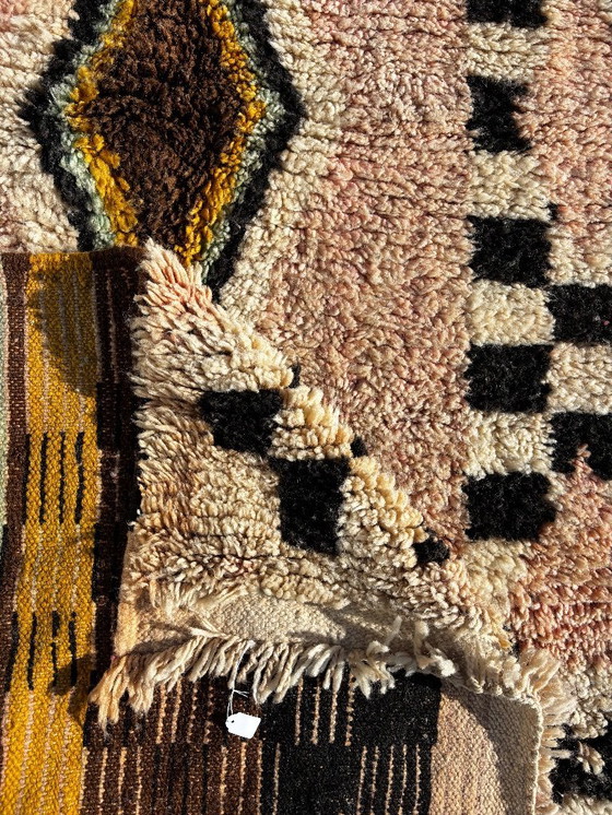 Image 1 of Tapis Boujad marocain rose 170x270 cm en laine – Tapis pour intérieurs modernes