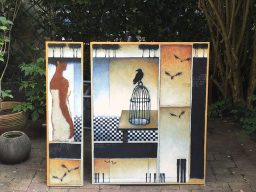 Prachtig Schilderij van Magda Luttikhuizen