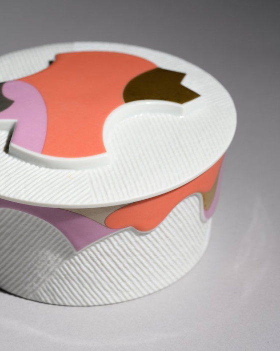 Image 1 of Rosenthal Studio-Line Box & Plate by Johan van Loon Sculptural Postmodern Set