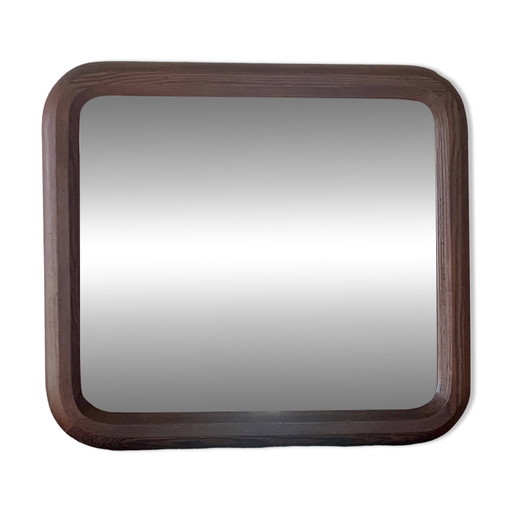 Espejo de pared de madera antiguo – spiegels, Wood, Vintage