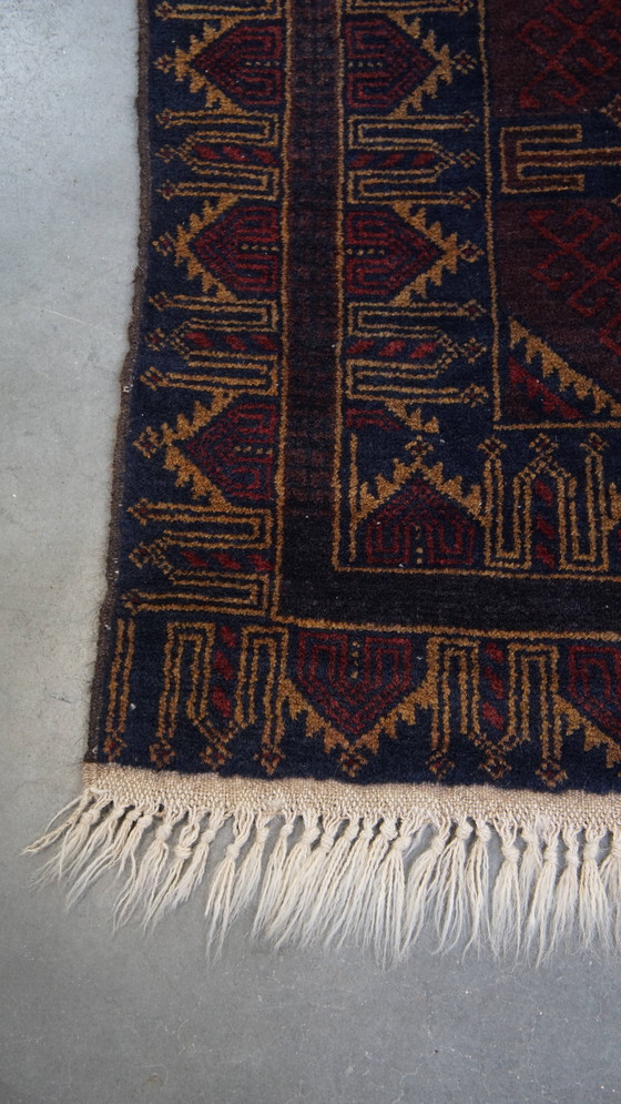 Image 1 of Vloerkleed Met Donkere Tinten 162x86cm