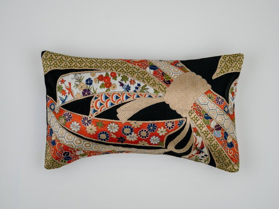 Image 1 of The Noir Noshi Ceremonial Lumbar Pillow
