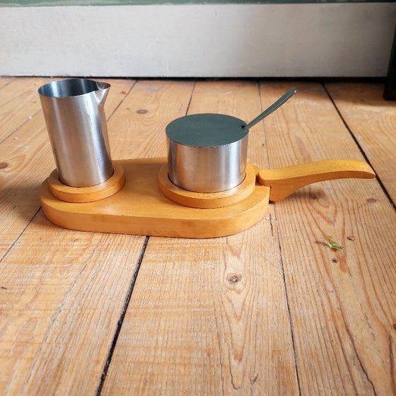 Image 1 of Set latte e zucchero Arne Jacobsen Stelton
