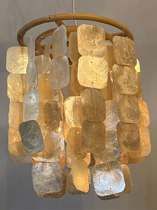 lampada vintage opalescente di Hollywood