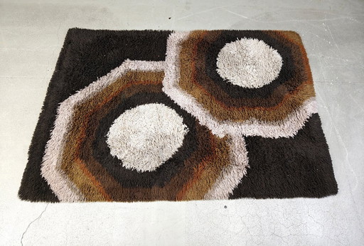 Vintage modernist rug  by Desso, 1970s