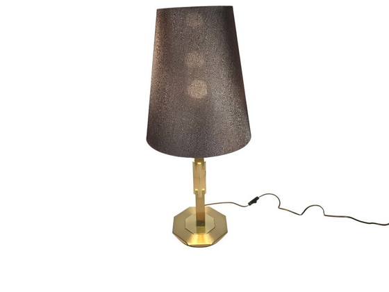 Image 1 of Arte Lumen - Style Willy Rizzo - Laiton - Lampe de table - Troisième quart du XXe siècle