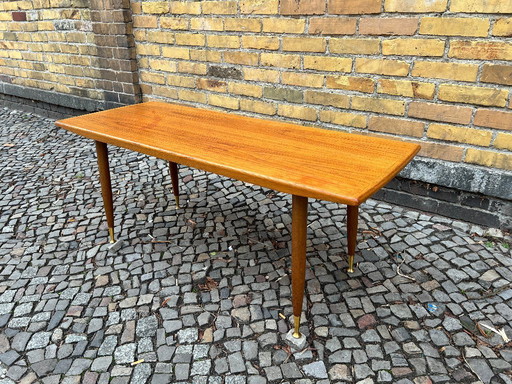 Tavolino da caffè/tavolino da surf svedese in teak di metà secolo