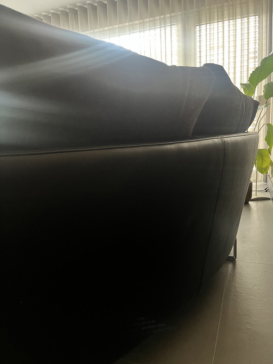 Image 1 of B&amp;B Italia Design Divano Lounge Divano Pelle Marrone Scuro