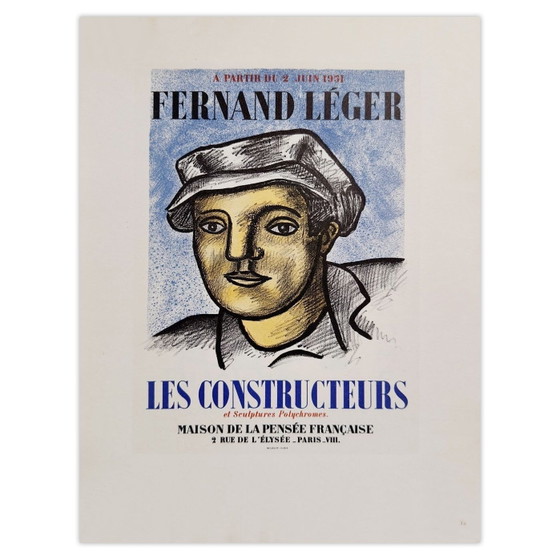 Image 1 of Fernand Léger AF 1951 - Maison de la Pensée Française poster 1959