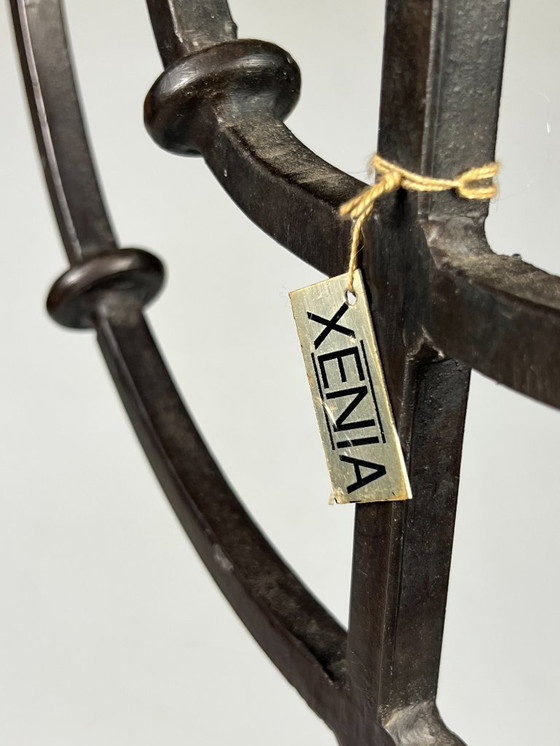 Image 1 of Vintage Brutalist XL Candlestick, Cast Iron, 5 Arms, 1950s