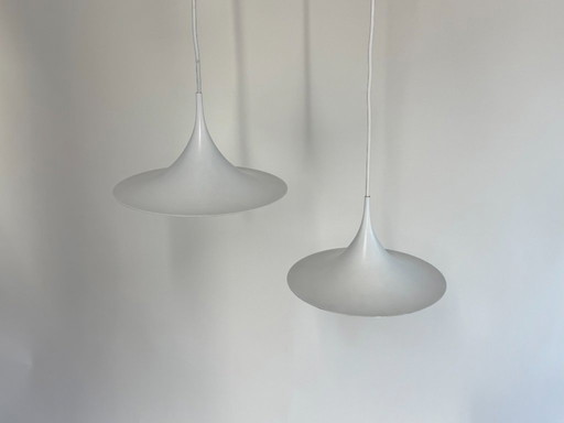 2x Semi Hanging Light Witch Hat Lamp by Fog and Morup