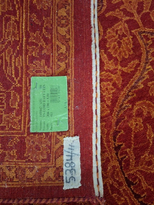 Groot handgeknoopt Lori Baft tapijt van fijne wol – Indiase Perzische stijl – vloerkleden en tapijten, Wool (photo 2 of 5)