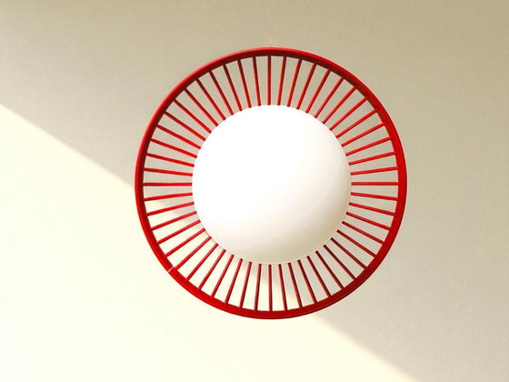 Image 1 of Retro rode keuken hanglamp