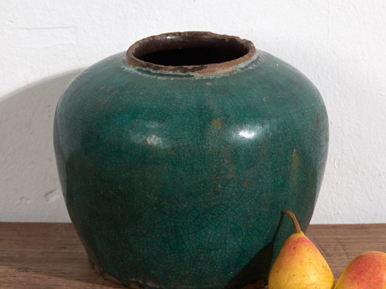 Antieke groene vaas (ca.1820) #31 – Vazen, Ceramic (photo 2 of 28)