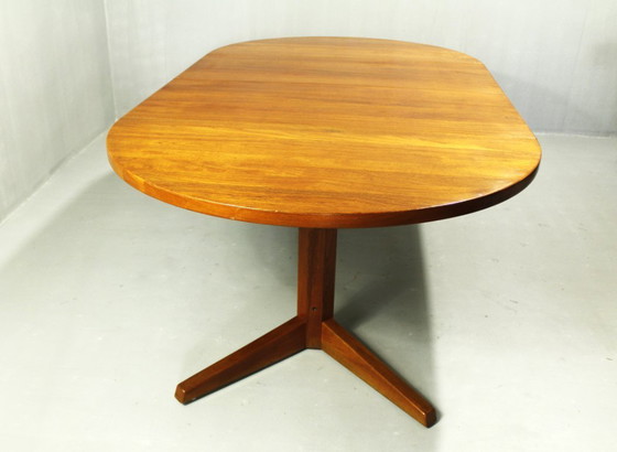 Image 1 of Danish Teak Extendable Dining Table, 1980s