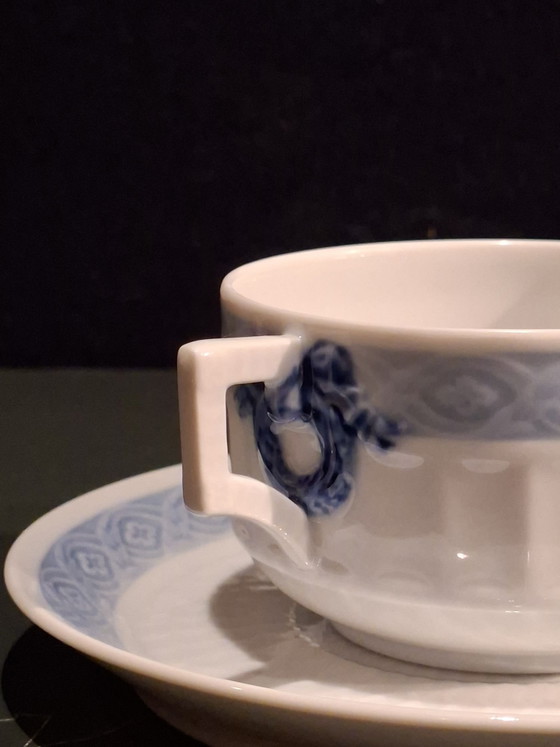 Royal Copenhagen Tasse und Untertasse, Geschirr, Porzellan, Blau (Foto 2 von 5)
