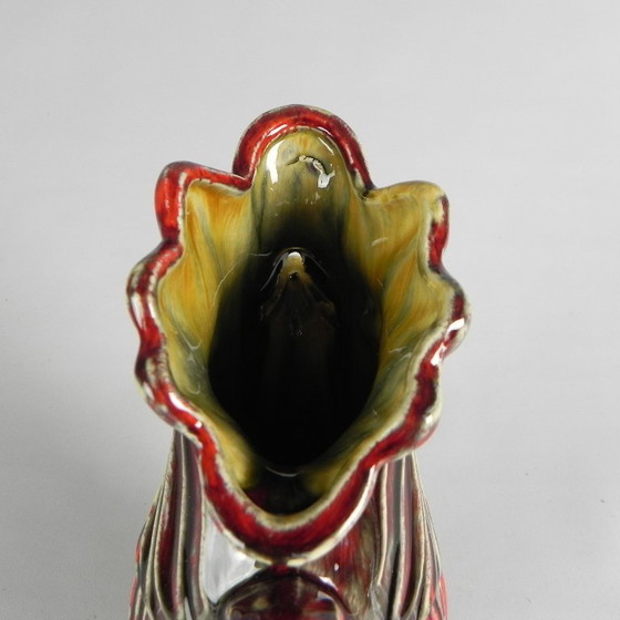 Image 1 of Jarra con forma de gallo, cerámica Sars Poteries, década de 1950.