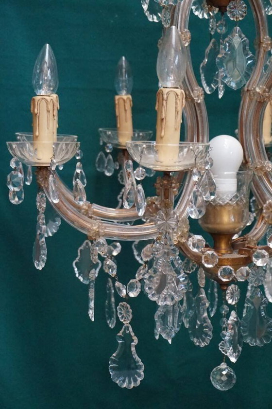Lustre Marie-Thérèse - cristal, bronze. – Crystal (photo 4 of 7)