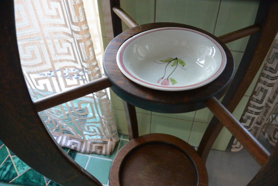 Mobile lavabo completo con supporto – Console, Legno, Ceramica (photo 5 of 7)