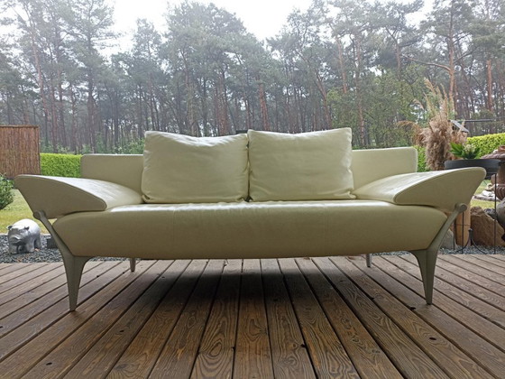 Image 1 of Lederen Designbank "Rolf Benz 1600" . Zeldzame nieuwe staat!