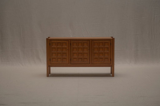 Meuble brutaliste unique en son genre - années 1970