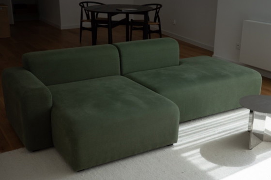 Divano Modulare HAY Mags Low C3 2,5 Posti — Linara Verde Dragoncello – Divani modulari, Tessile (photo 2 of 9)