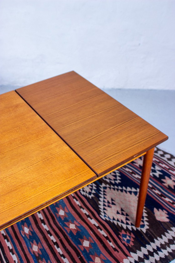Image 1 of Vintage teak dining table, Danish Mid Century 1960s