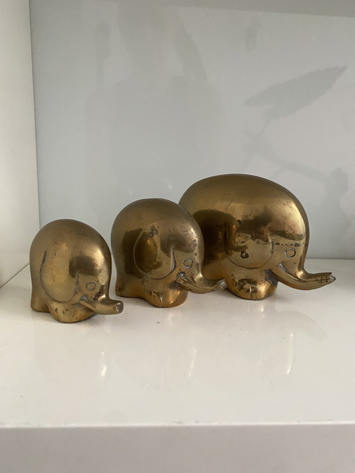 Vintage messing beeldjes