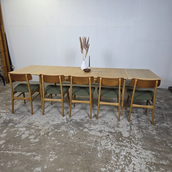 Image 1 of Table à manger danoise extensible Slagelse XXL Vintage 1960
