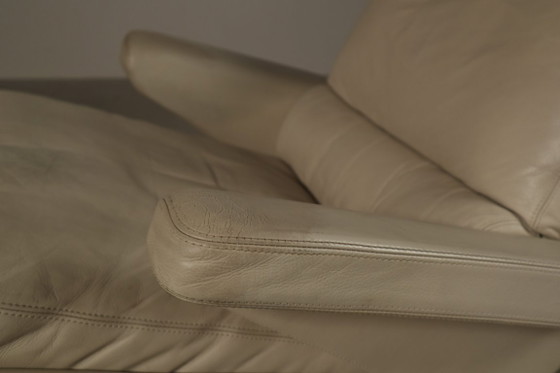 Leren "Swing" loungefauteuil met poef voor COR Duitsland, jaren 60 – Hockers en poefs, Chrome, Leather (photo 15 of 15)