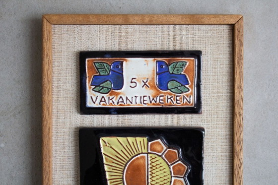 1x Decorazione murale/targa da parete in ceramica vintage di Henk Potters – Decorazioni murali, Textile (photo 6 of 8)
