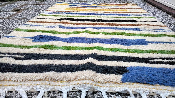 Image 1 of Tapis berbère en laine noué à la main, 243 x 168 cm
