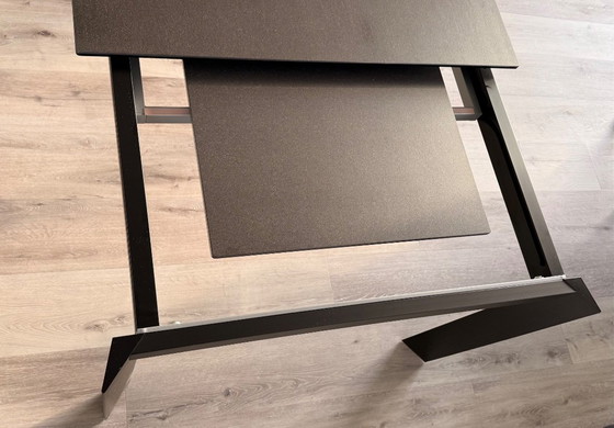 Image 1 of Complete set Keramische Eet tafel en 4 draaibare stoelen