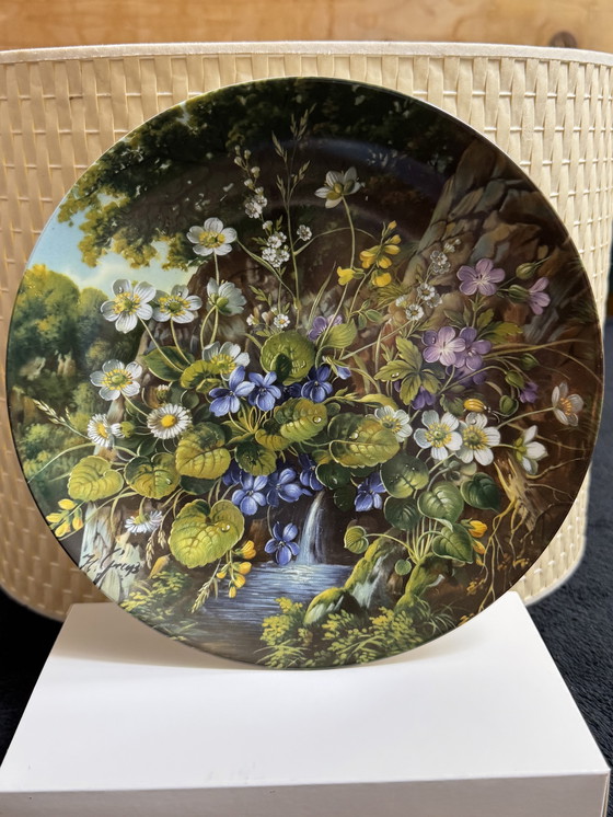 Image 1 of 🌸 “Wild Beauty” | Fürstenberg collector plates | Limited Edition | Complete and rare series | New