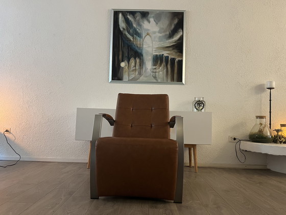 Image 1 of Bram cognac fauteuil