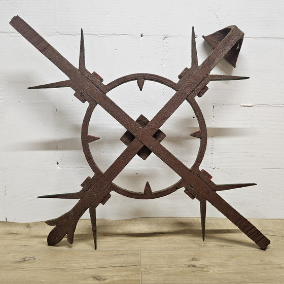 Image 1 of Antico ponte vittoriano in ferro battuto / recinzione / decorazione industriale / curiosità industriale (ciascuno)