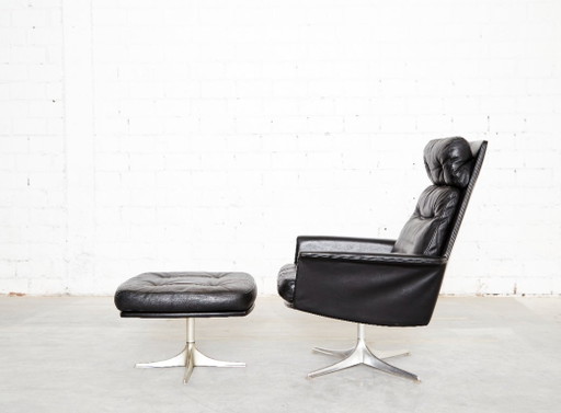 Vintage Sedia Club Chair & Ottomane by Horst Brüning for COR – fauteuils, Leather (photo 2 of 19)